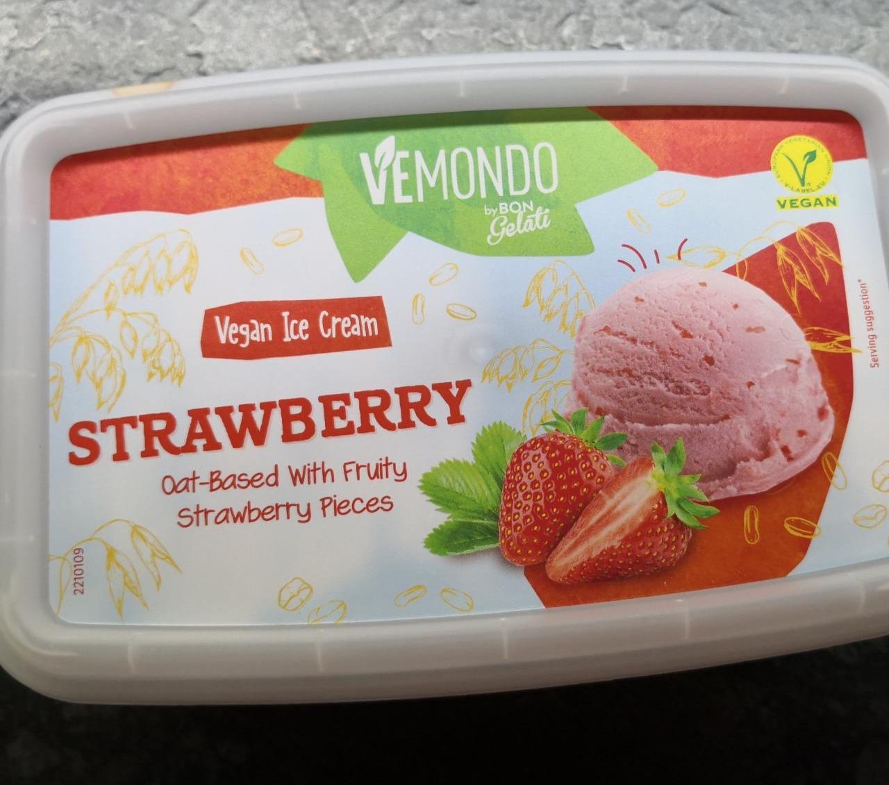 Fotografie - Vegan Ice cream Strawberry Vemondo