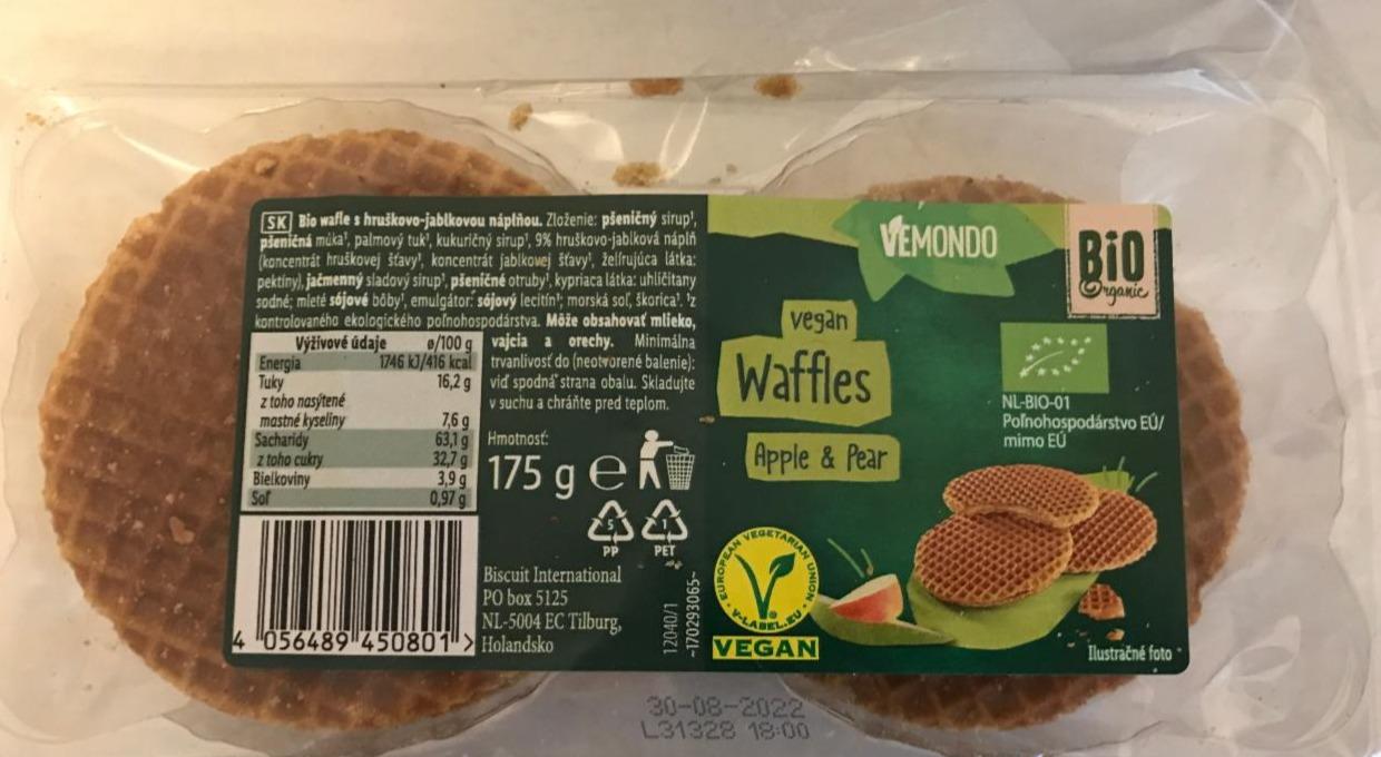 Fotografie - Vegan waffles Apple & Pear Vemondo