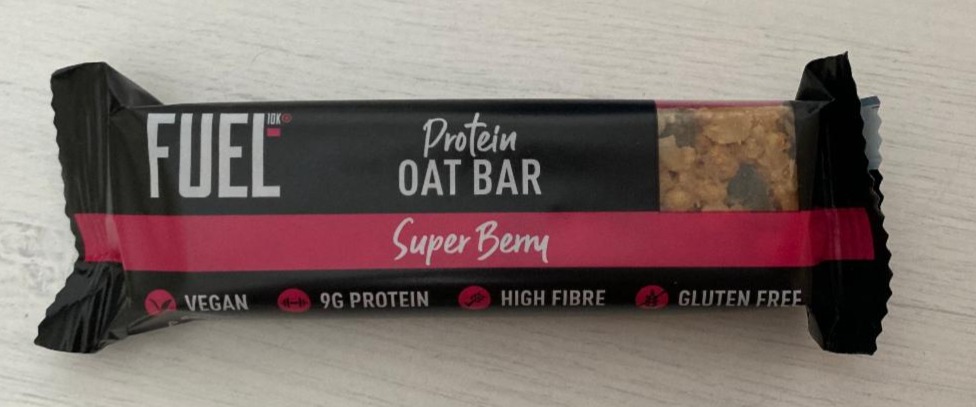 Fotografie - fuel protein oat bar super berry