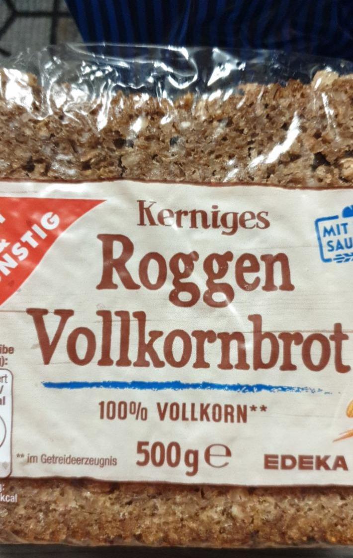 Fotografie - Roggen Vollkornbrot Edeka Gut & Günstig