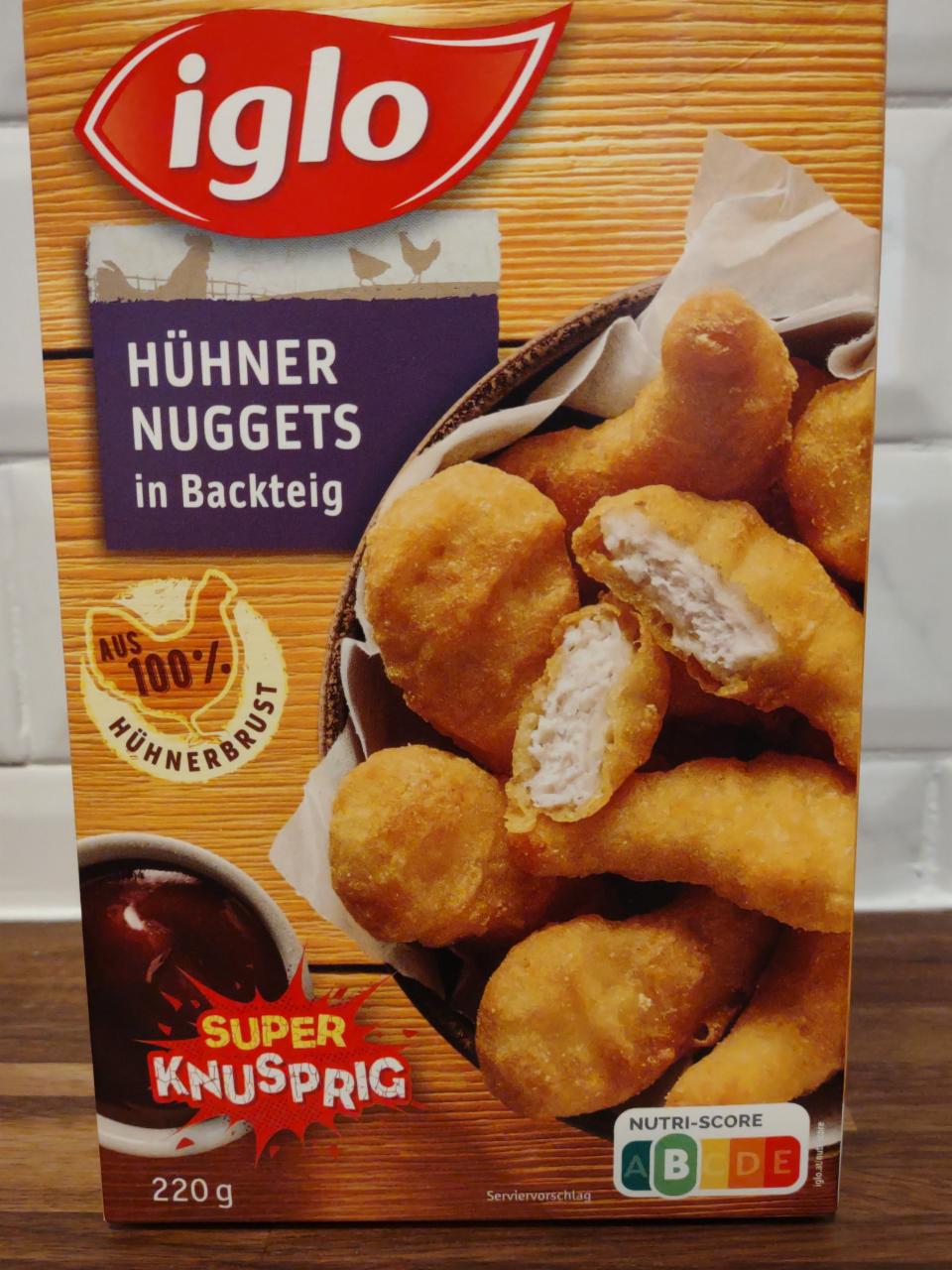 Fotografie - iglo Huhner Nuggets in Backteig