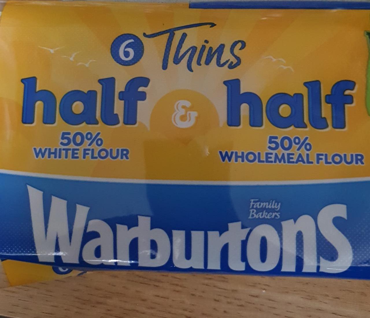 Fotografie - 6 Thins half Warburtons