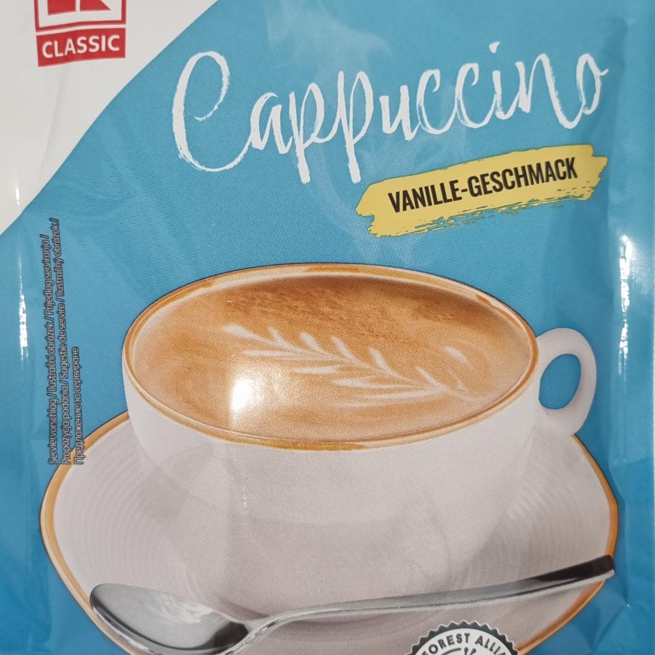 Fotografie - Cappuccino Vanille-Gechmack K-Classic