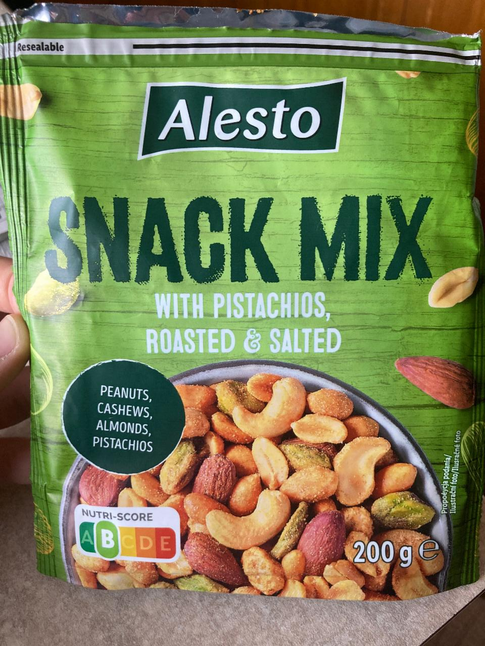 Fotografie - Snack Mix with pistachios, roasted & salted Alesto