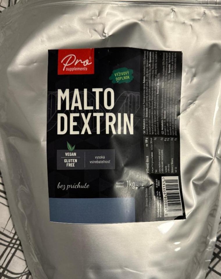 Fotografie - MaltoDextrin Pro Supplements