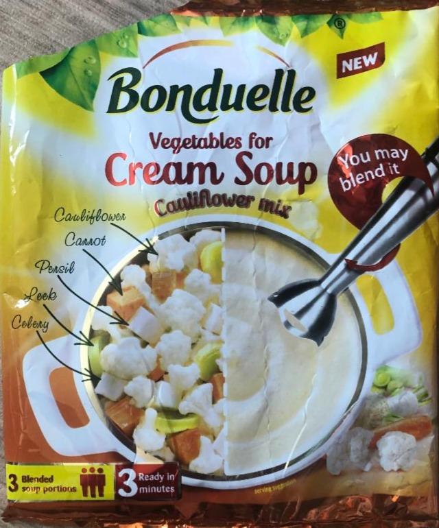 Fotografie - Cream soup karfiolova polievka Bonduelle mrazena