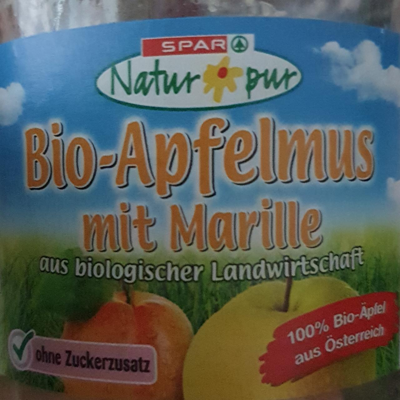 Fotografie - Bio-Apfelmus mit Marille SPAR Natur*pur