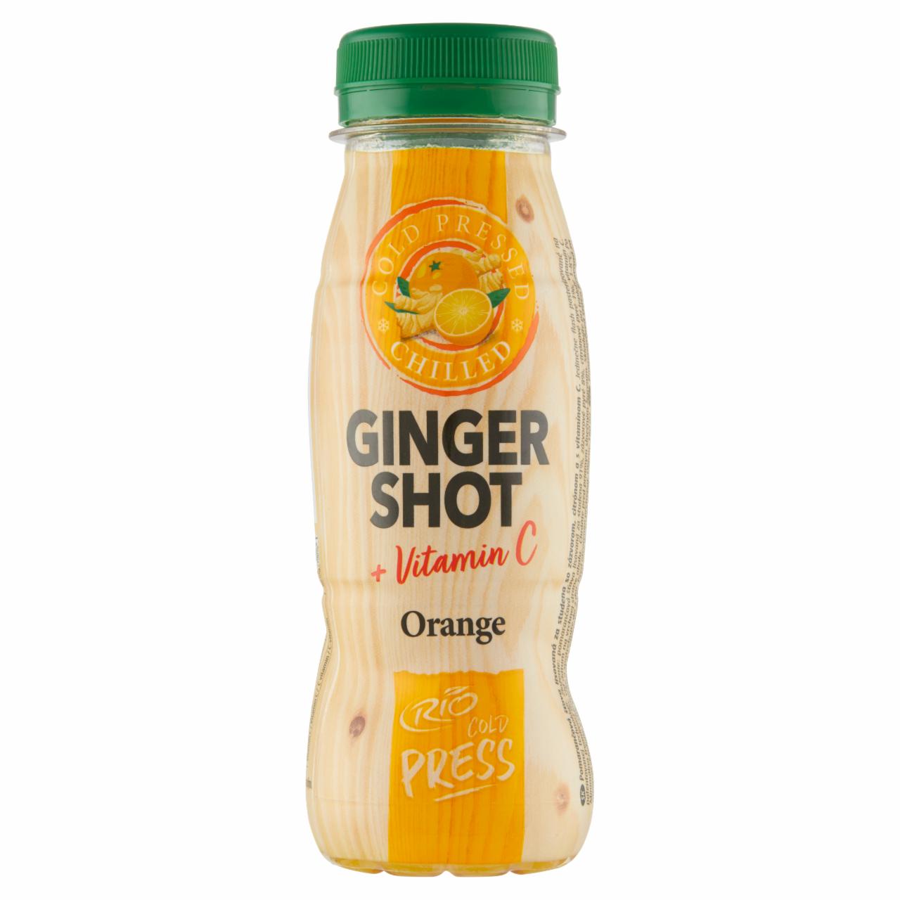 Fotografie - Ginger Shot + Vitamin C Orange Rio Cold Pressed Chilled