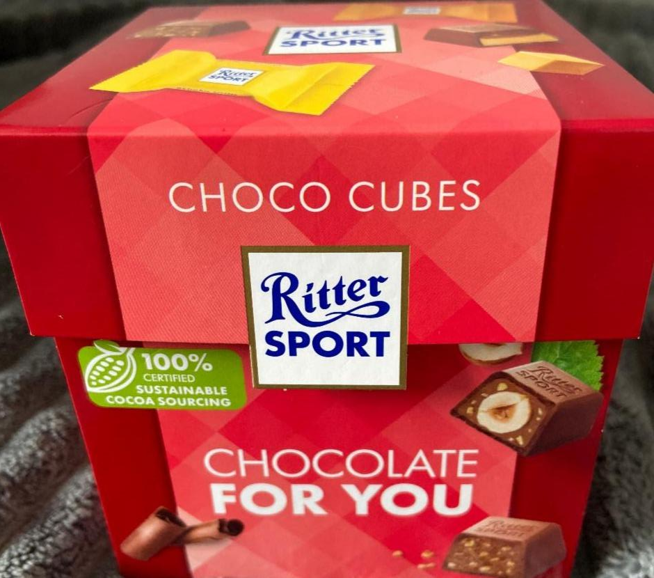 Fotografie - Schokowürfel Schokogruss Ritter Sport