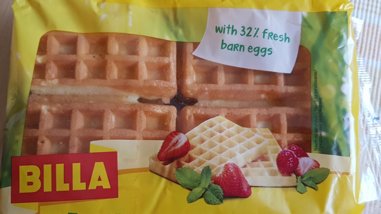 Fotografie - billa fresh egg waffles