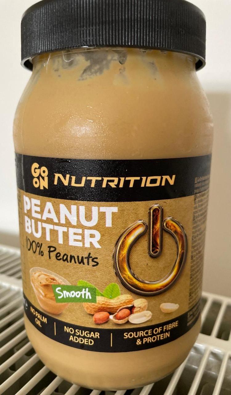 Fotografie - Peanut Butter 100% Peanuts Smooth Go On Nutrition