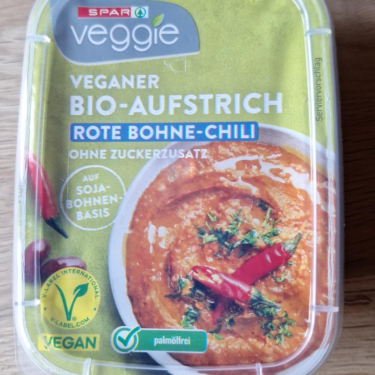 Fotografie - Veganer Bio-Aufstrich Rote Bohne-Chili Spar veggie