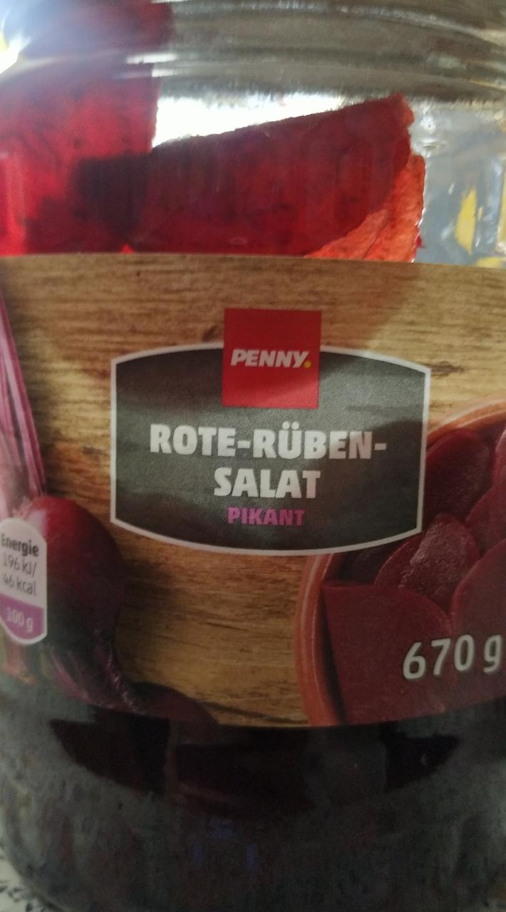 Fotografie - Rote rüben salat pikant Penny