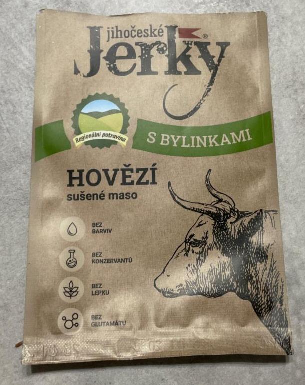 Fotografie - Hovězí sušené maso s bylinkami Jihočeské Jerky