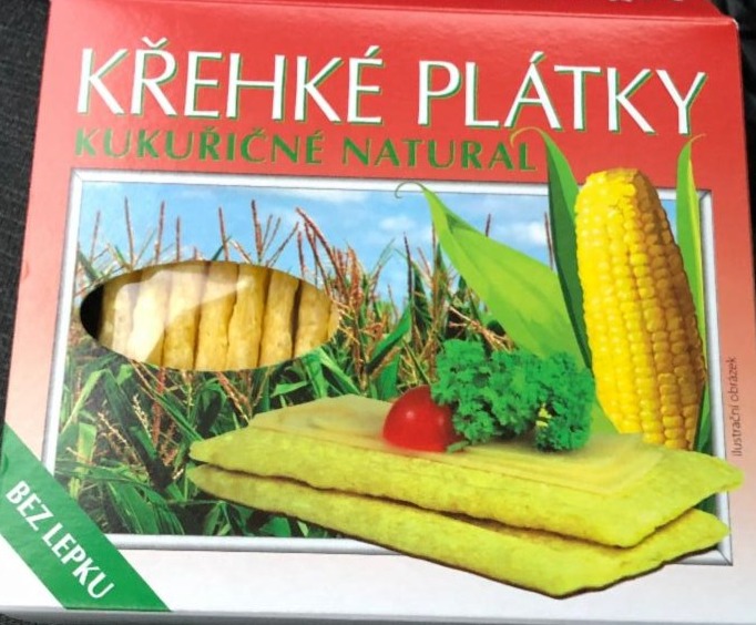 Fotografie - Křehké plátky kukuřičné natural Michelské pekárny