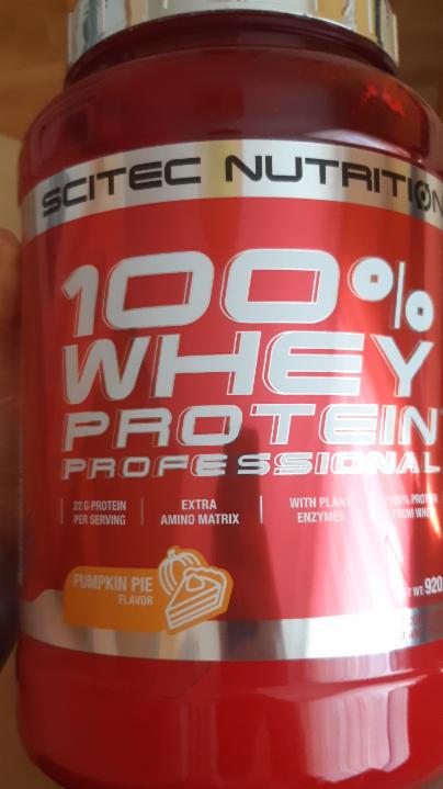 Fotografie - Scitec nutrition 100% whey protein professional pumpkin pie