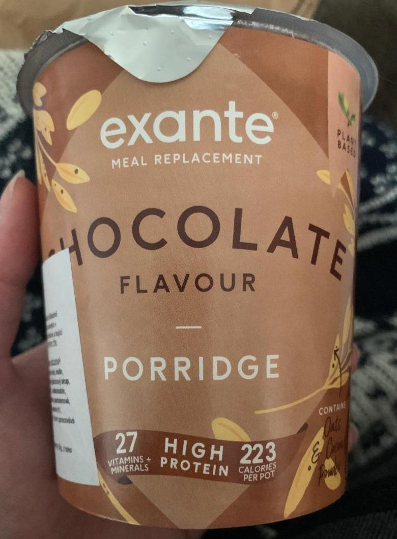 Fotografie - Chocolate Flavour Porridge Exante