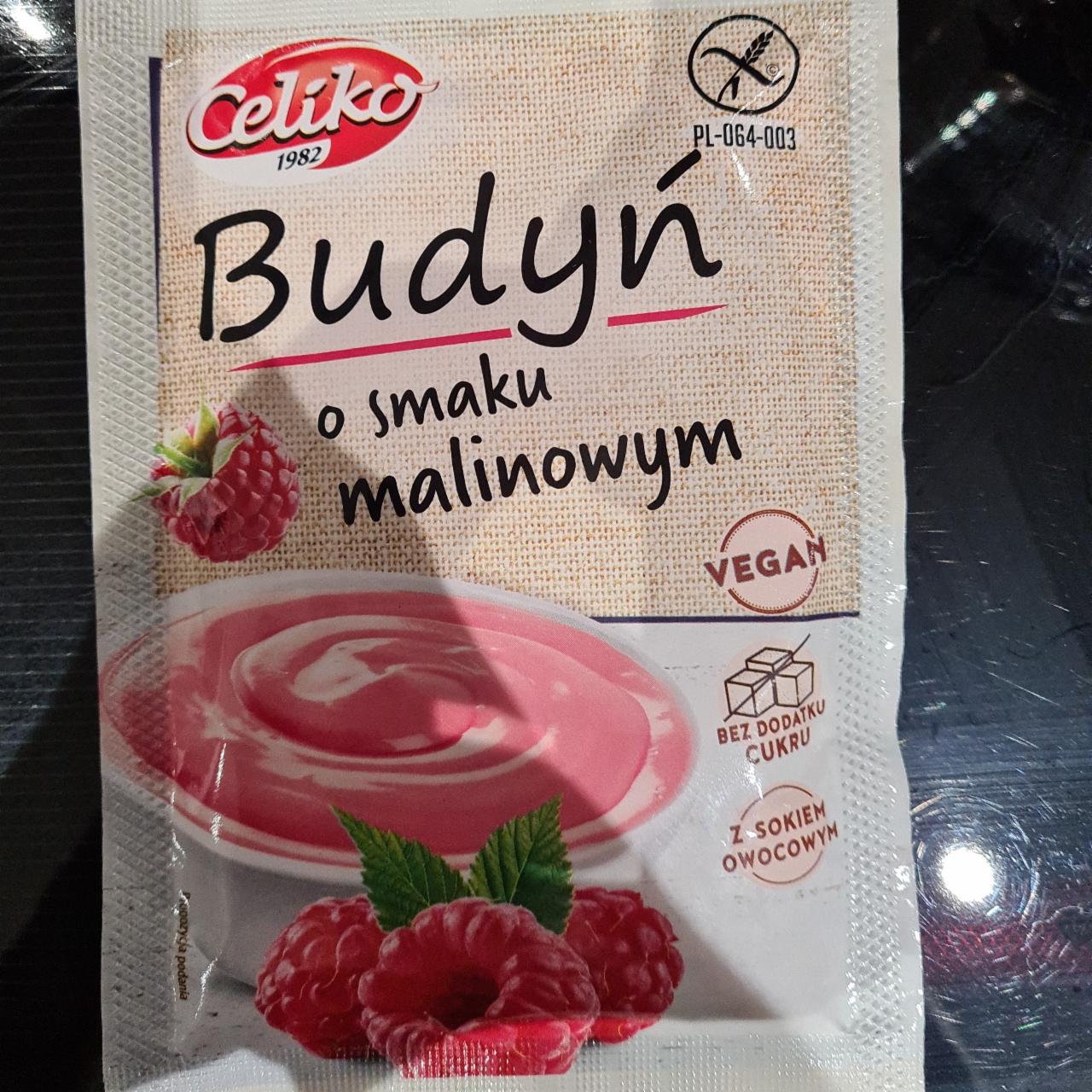 Fotografie - Budyn o smaku malinowym Celiko