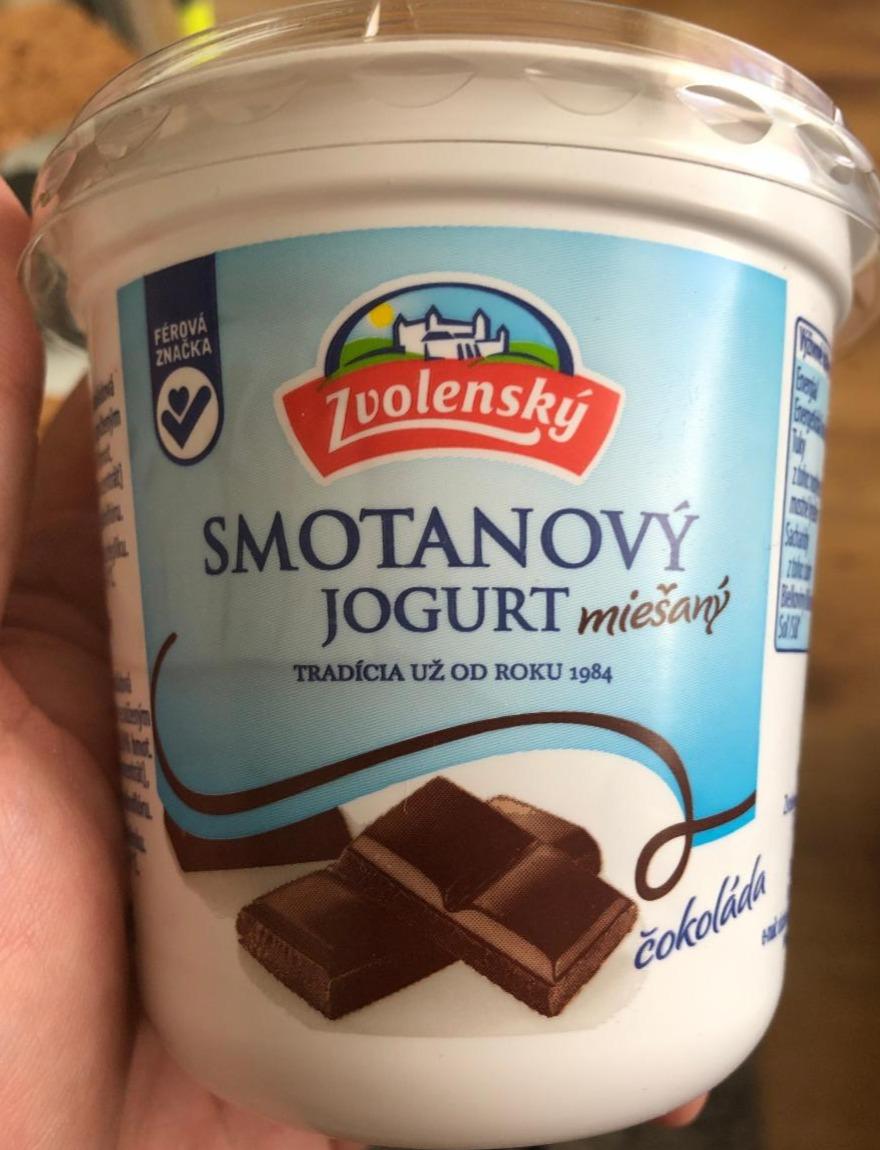 Fotografie - Zvolenský jogurt čokoládový miešaný