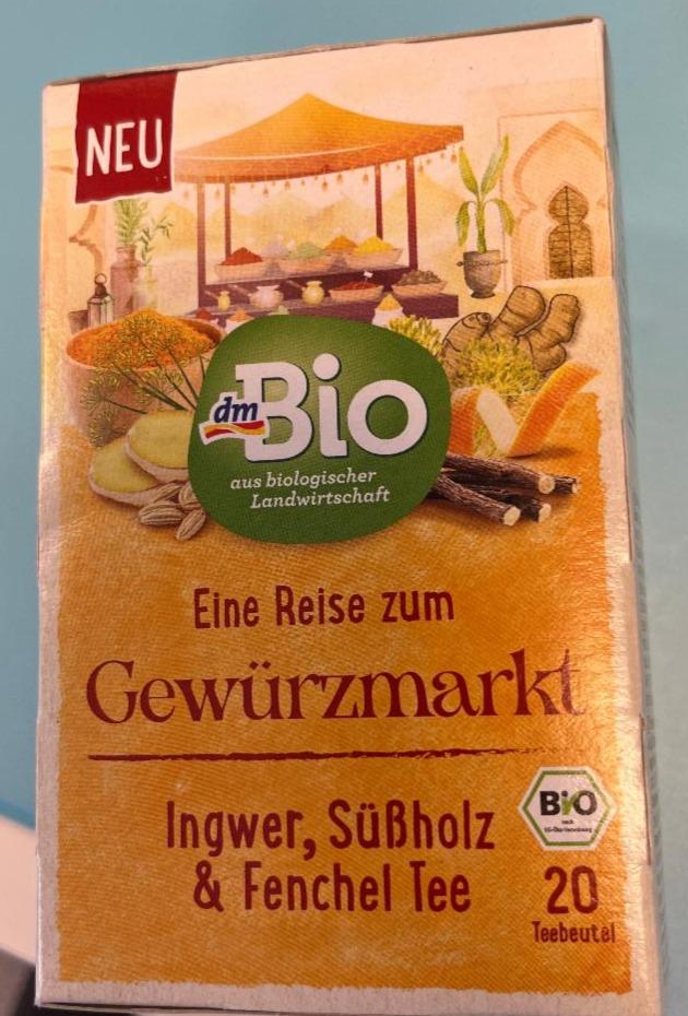 Fotografie - Eine Reise zum Gewürzmarkt Ingwer, Süßholz & Fenchel Tee dmBio