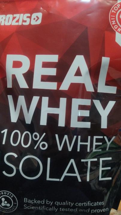 Fotografie - real whey 100% whey isolate chocolate Prozis