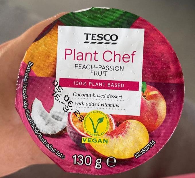 Fotografie - Plant Chef Peach-Passion Fruit Coconut based dessert Tesco