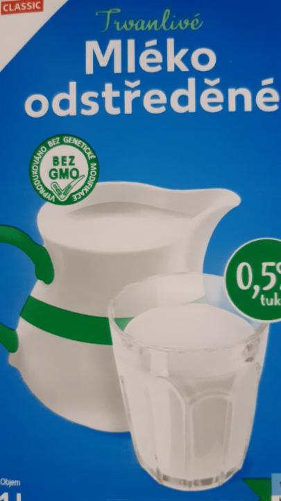 Fotografie - Trvanlivé mlieko odstredené 0,5% K-Classic