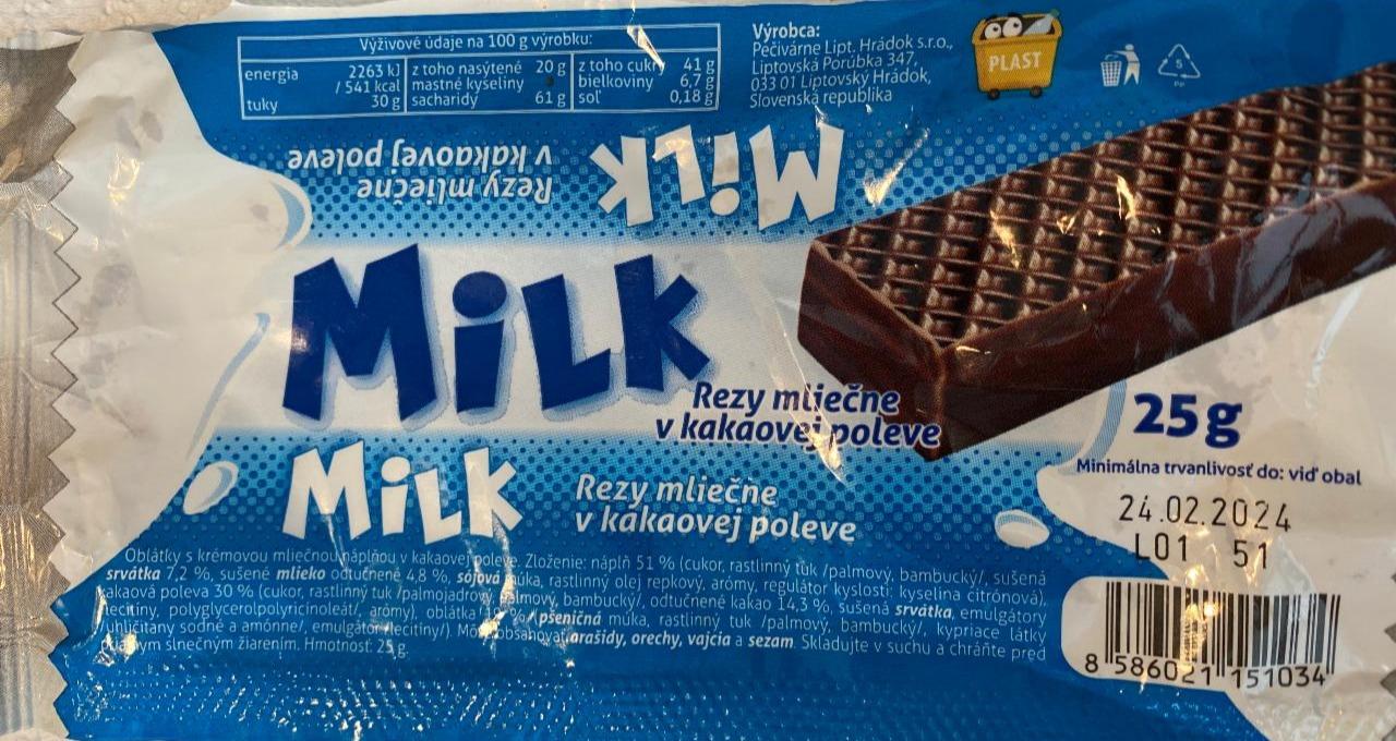 Fotografie - Milk Rezy mliečne v kakaovej poleve
