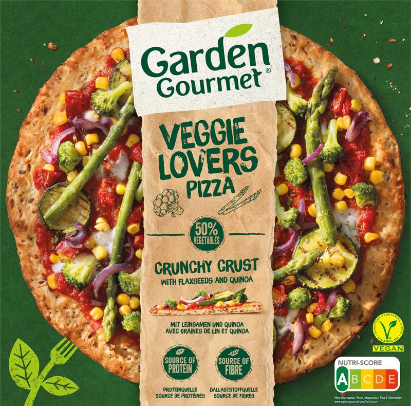 Fotografie - Veggie Lovers Pizza Garden Gourmet 50% vegetables