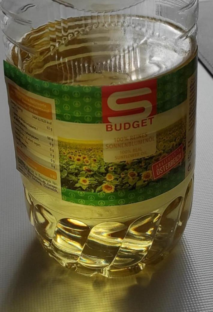 Fotografie - 100% reines Sonnenblumenöl S Budget