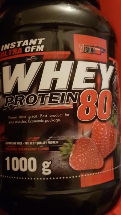 Fotografie - Instant whey protein 80 strawberry 