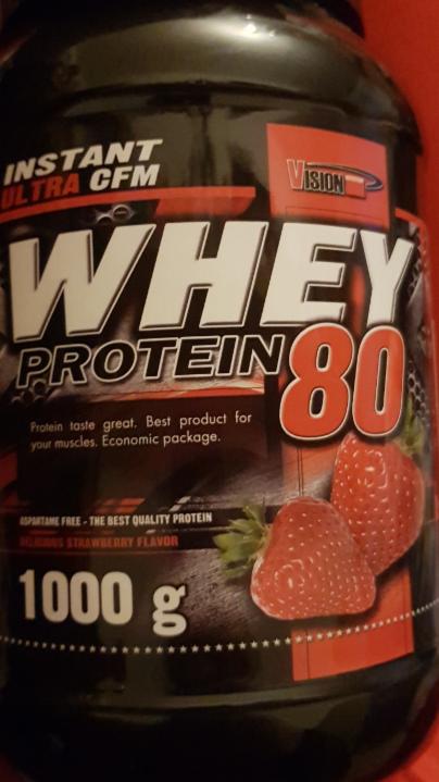 Fotografie - Instant whey protein 80 strawberry