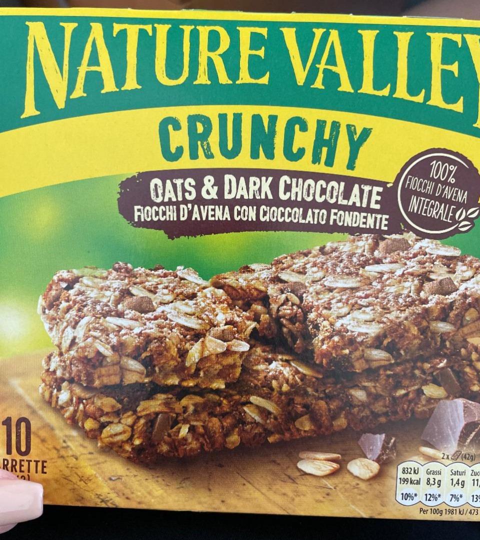 Fotografie - Crunchy Oats & Dark Chocolate Nature Valley