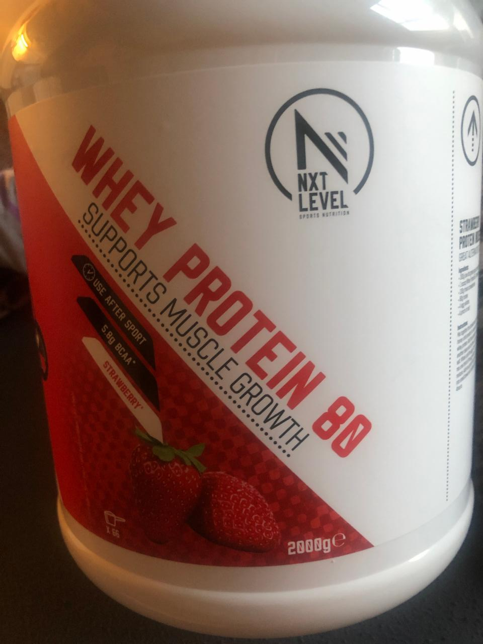 Fotografie - Nxt Level Whey protein jahoda