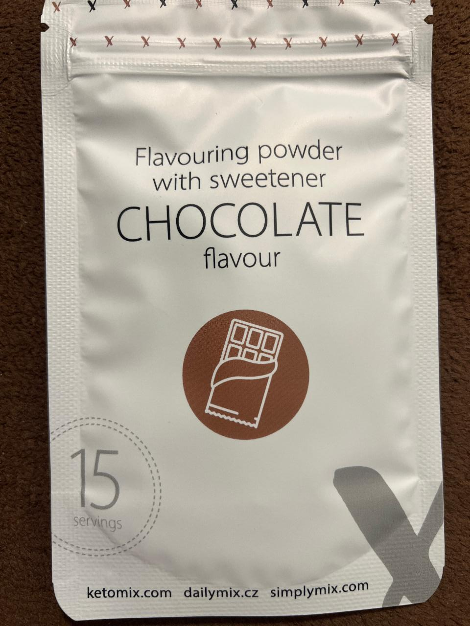 Fotografie - Flavouring powder with sweetener Chocolate flavour