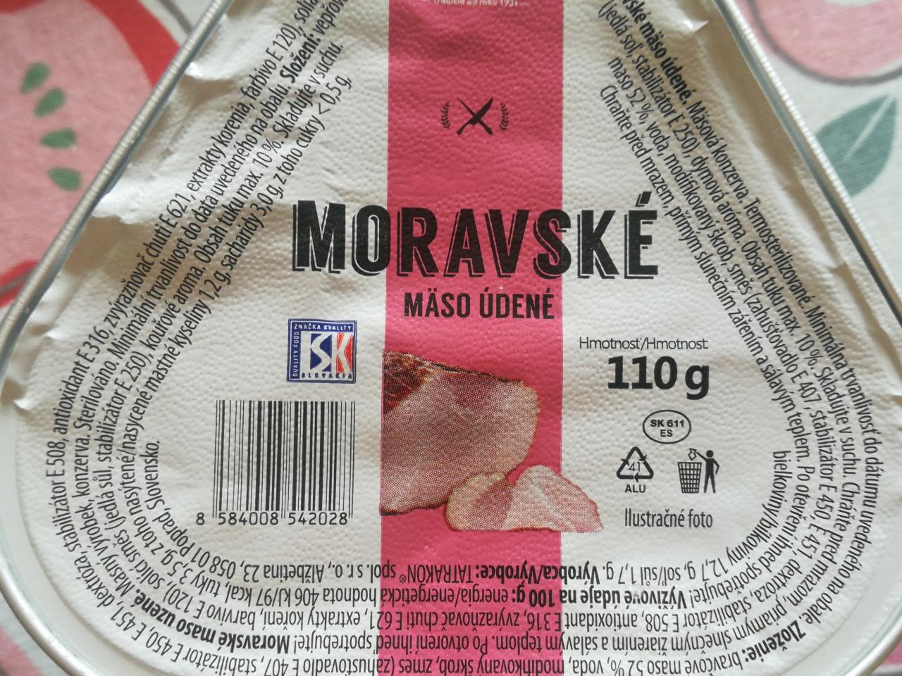 Fotografie - Moravské mäso údené Tatrakon