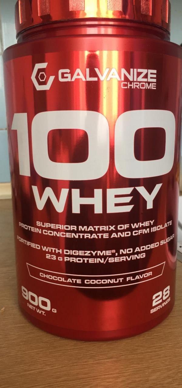 Fotografie - 100 Whey Chocolate coconut Galvanite Chrome