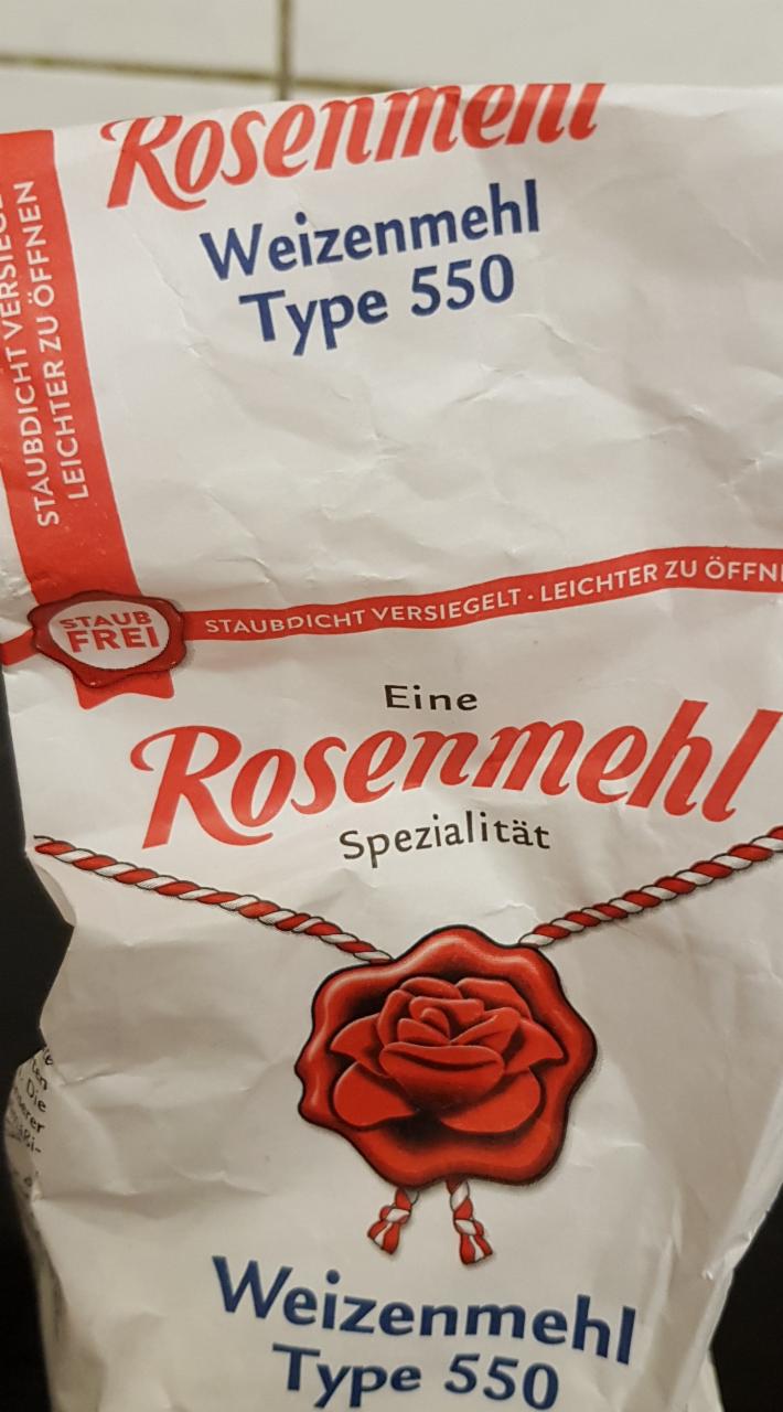 Fotografie - Weizenmehl Type 550 Rosenmehl