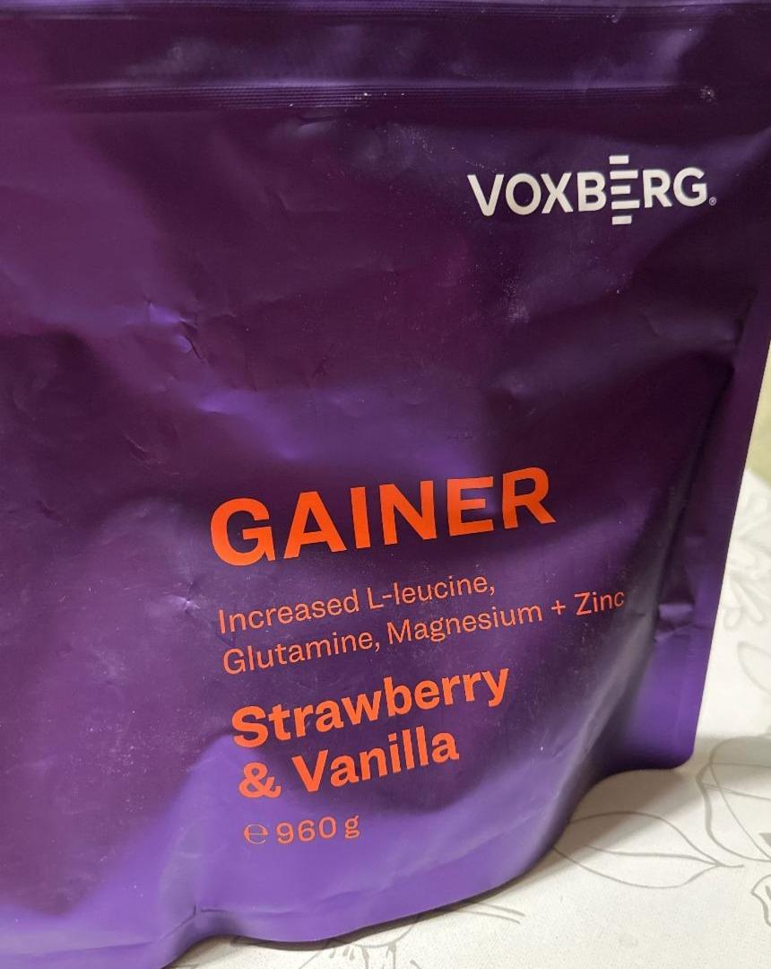 Fotografie - Gainer Strawberry & Vanilla Voxberg