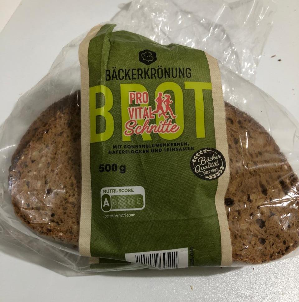 Fotografie - Brot Pro Vital Schnitte Bäckerkrönung