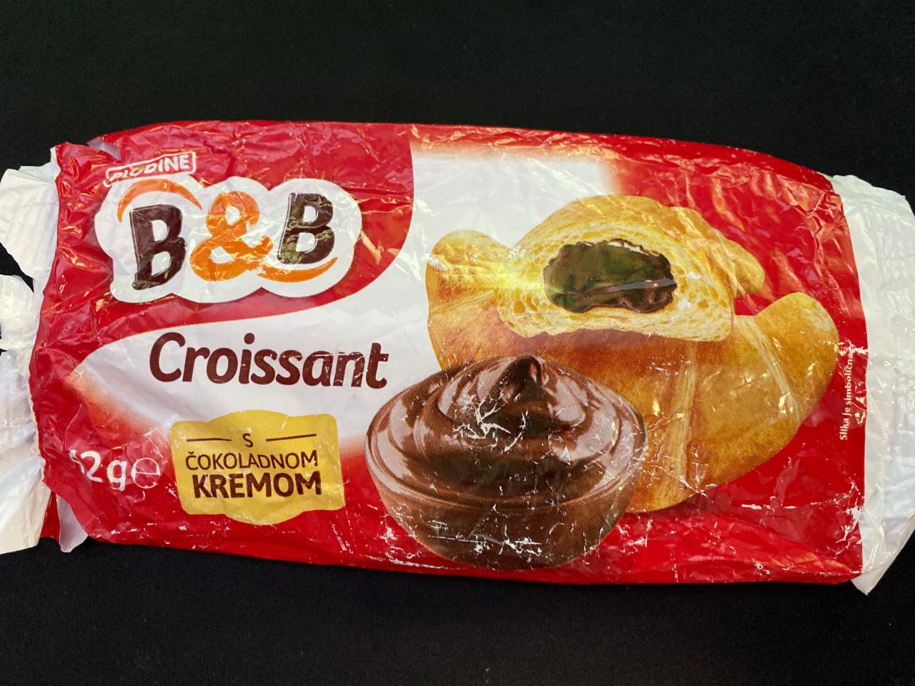 Fotografie - Croissant s čokoladnom kremom B & B