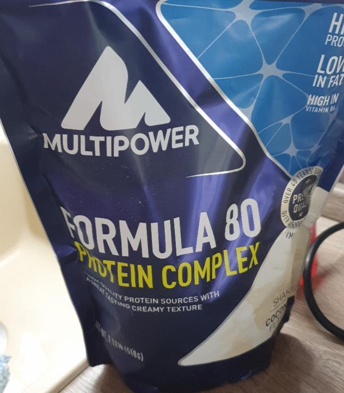 Fotografie - Multipower Formula 80 Protein complex Coconut