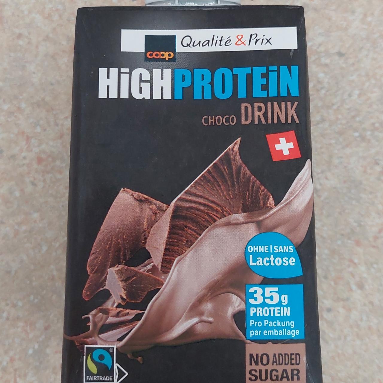 Fotografie - HiGHPROTEiN Choco Drink COOP