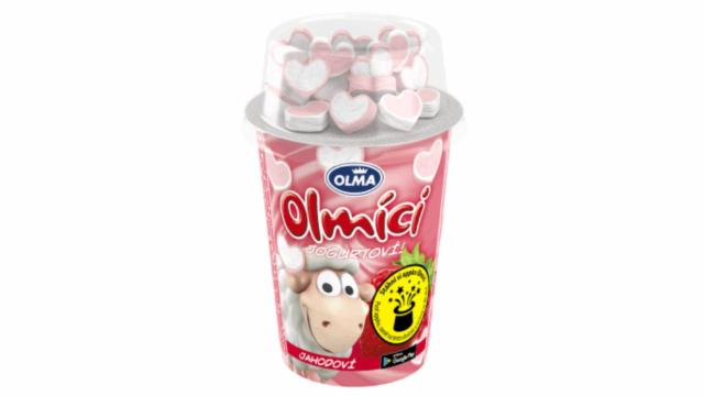 Fotografie - Olmíci jogurtoví jahodoví marshmallow Olma