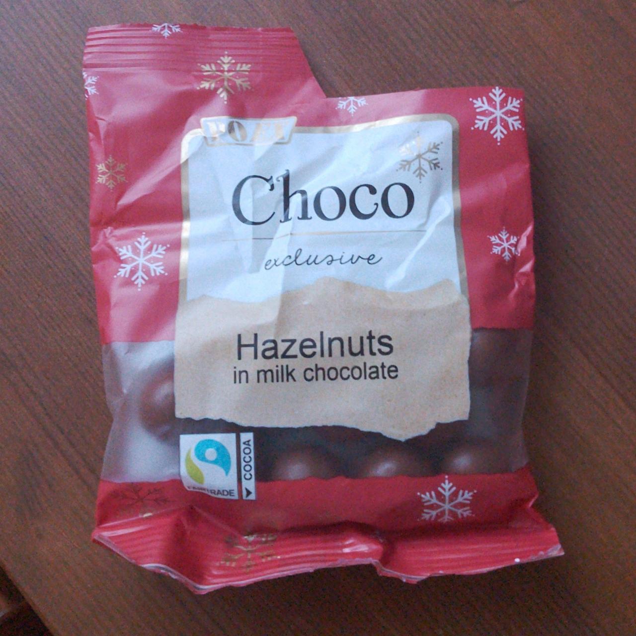 Fotografie - Choco exclusive Hazelnuts in milk chocolate Poex