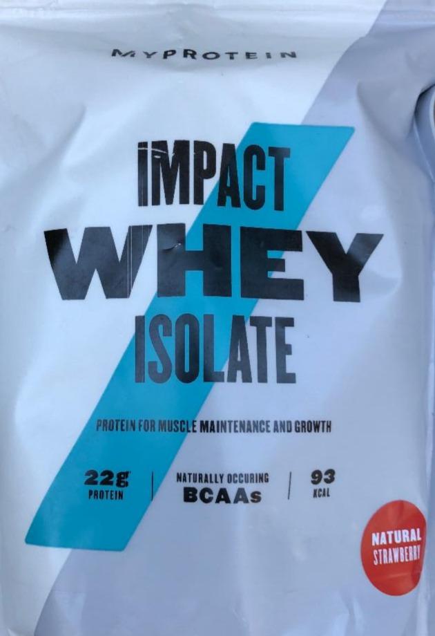 Fotografie - Impact Whey Isolate Natural Strawberry
