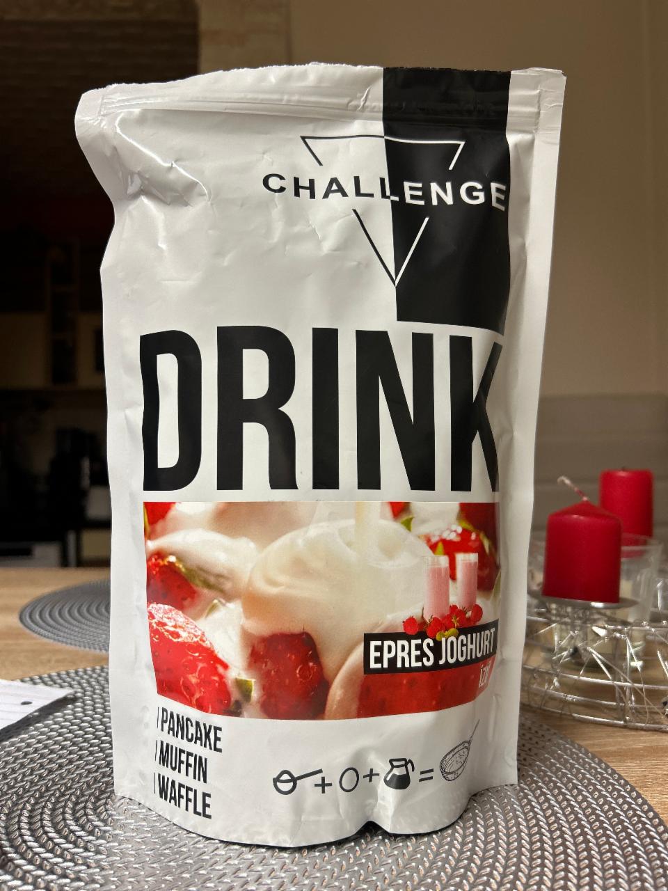 Fotografie - Drink epres joghurt ízű Challenge