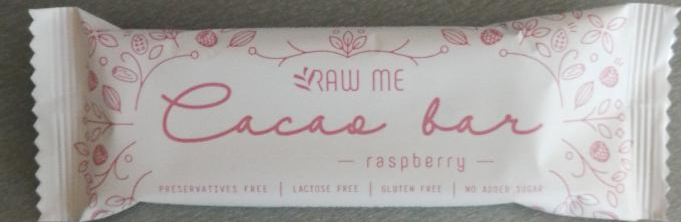 Fotografie - Raw me Caco bar raspberry