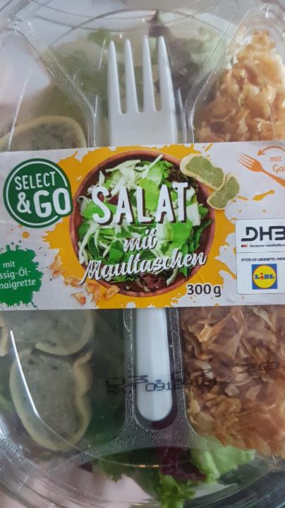 Fotografie - Salat mit Maultaschen