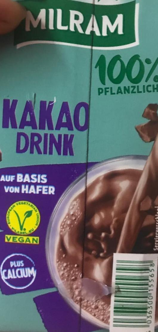 Fotografie - Kakao Drink 100% Pflanzlich Milram